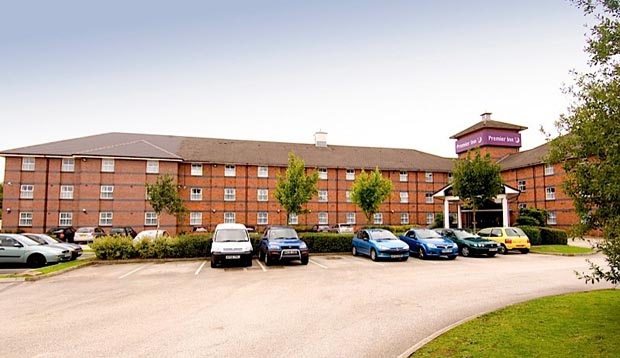 Exterior of Premier Inn Hotel Derby East